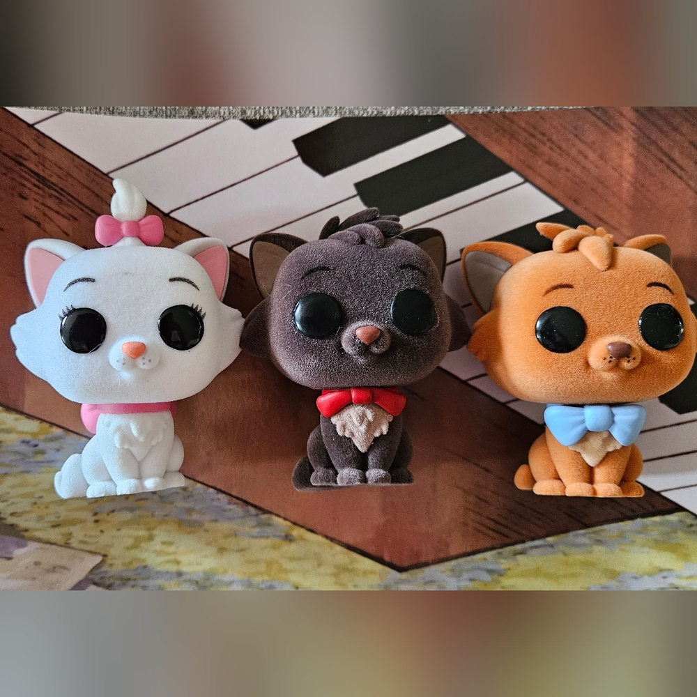 Funko Pop! Disney The Aristocats 3-Pack (Flocked)